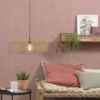 Hanglamp Bromo - Bamboe - Ø60cm - Scandinavisch,Bohemian - Hanglampen Eetkamer, Slaapkamer, Woonkamer by GOOD&MOJO in Brown – product photo 3 of 5