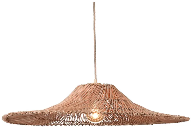 Hanglamp Cancun - Naturel - Ø70cm - Bohemian - Hanglampen Eetkamer, Slaapkamer, Woonkamer van GOOD&MOJO in Bruin – productfoto