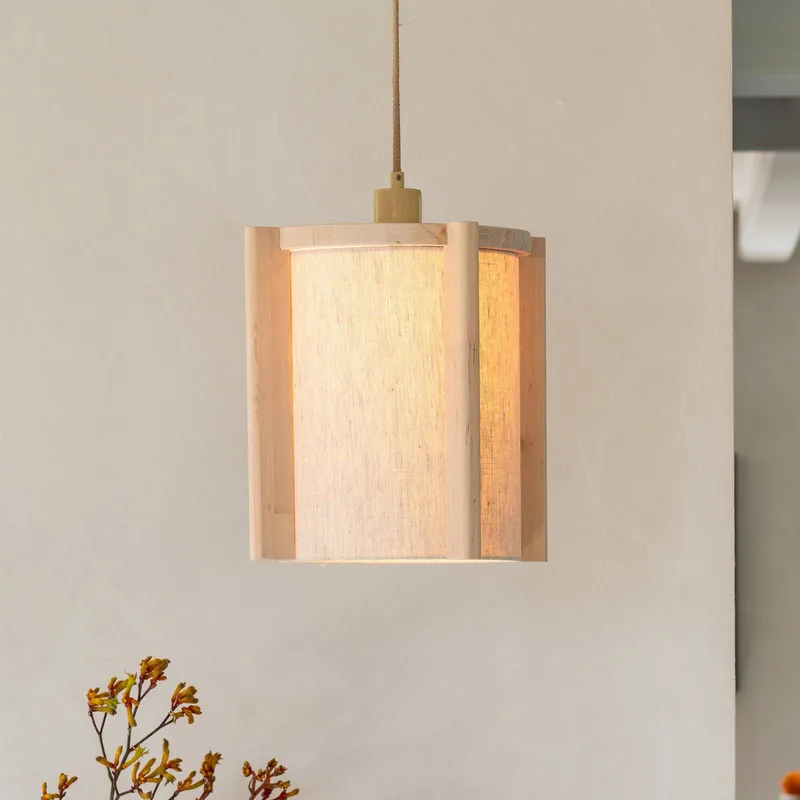hanglamp Corsica, naturel, elzenhout, E27 by GOOD&MOJO in Natural – product photo 1 of 5