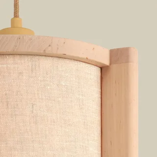 hanglamp Corsica, naturel, elzenhout, E27 by GOOD&MOJO in Natural – product photo 4 of 5
