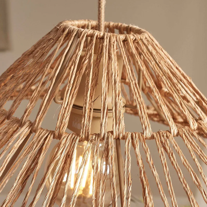 hanglamp Cuzco, naturel, Ø 65 cm, jute by GOOD&MOJO in Natuurkleurig, Beige – product photo 4 of 5