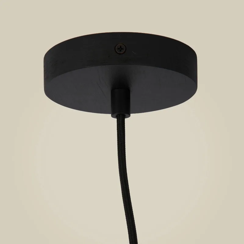 hanglamp Java, bamboe, GU10 by GOOD&MOJO in Black – product photo 4 of 5