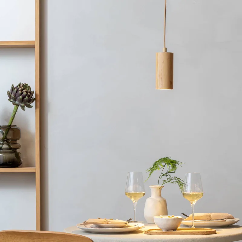 hanglamp Java, naturel, bamboe, GU10 by GOOD&MOJO in Natural – product photo 2 of 5