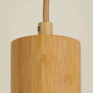 hanglamp Java, naturel, bamboe, GU10 by GOOD&MOJO in Natural – product photo 4 of 5