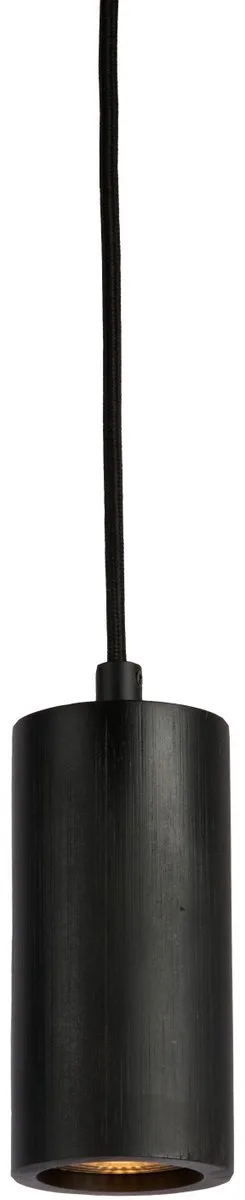 Hanglamp Java - Ø12x250cm - Modern - Hanglampen Eetkamer, Slaapkamer, Woonkamer van GOOD&MOJO in Zwart – productfoto