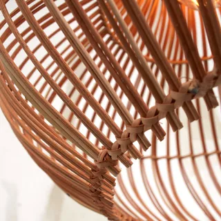 hanglamp Kalahari, Ø 32 cm, naturel, rotan, E27 by GOOD&MOJO in Licht hout, Black – product photo 5 of 5
