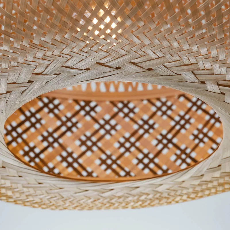 hanglamp Langkawi, bruin Ø 50 cm, bamboe E27 by GOOD&MOJO in Natuurlijk bamboe, Brown – product photo 5 of 5