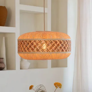 hanglamp Langkawi, bruin Ø 50 cm, bamboe E27 by GOOD&MOJO in Natuurlijk bamboe, Brown – product photo 1 of 5