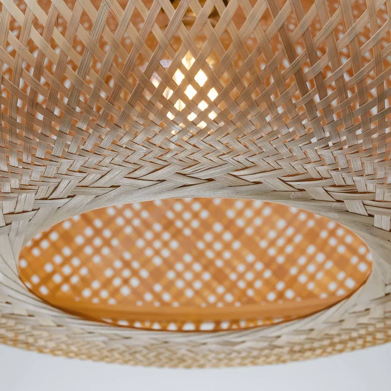hanglamp Langkawi, naturel Ø 50 cm, bamboe E27 by GOOD&MOJO in Natuurlijk bamboe – product photo 4 of 5