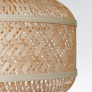 hanglamp Langkawi, naturel Ø 50 cm, bamboe E27 by GOOD&MOJO in Natuurlijk bamboe – product photo 5 of 5