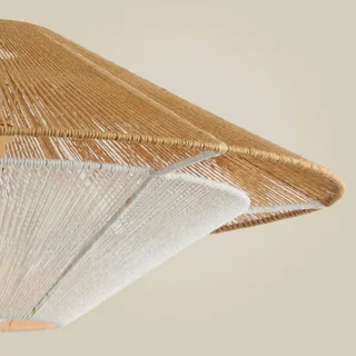 hanglamp Lumbini, Ø 50 cm, naturel, papieren koord by GOOD&MOJO in Natural, White – product photo 5 of 5