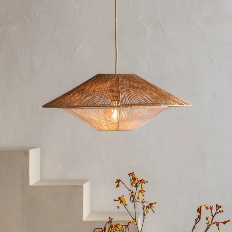 hanglamp Lumbini, Ø 50 cm, naturel, papieren koord by GOOD&MOJO in Natural, White – product photo 1 of 5