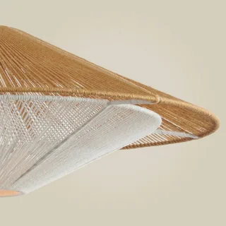 hanglamp Lumbini, Ø 60 cm, naturel, papieren koord by GOOD&MOJO in Natural, White – product photo 3 of 5