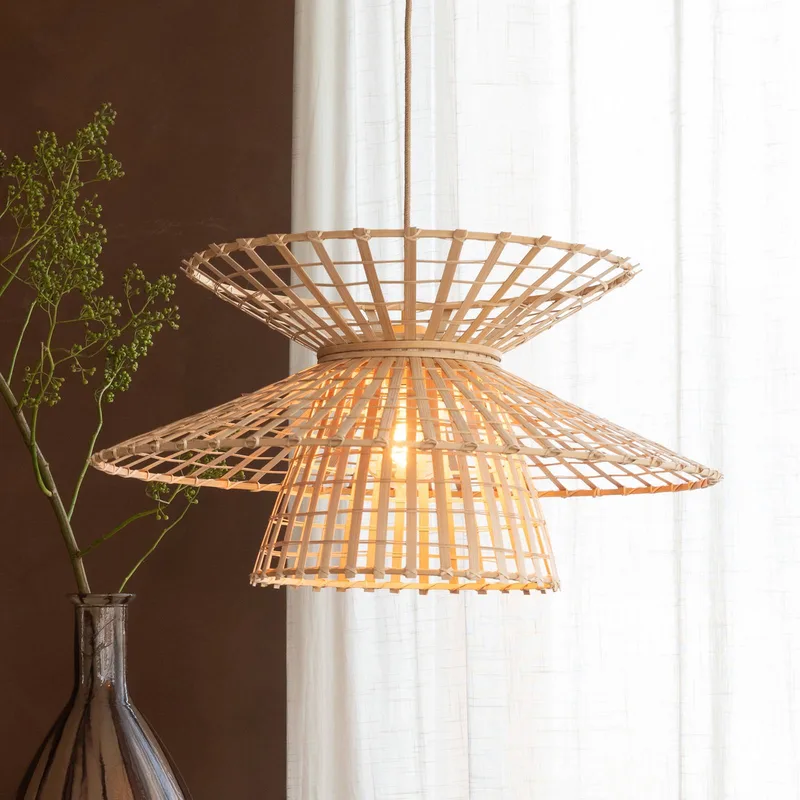 hanglamp Machu Picchu, naturel, Ø 57 cm, bamboe by GOOD&MOJO in Natuurlijk bamboe – product photo 1 of 5