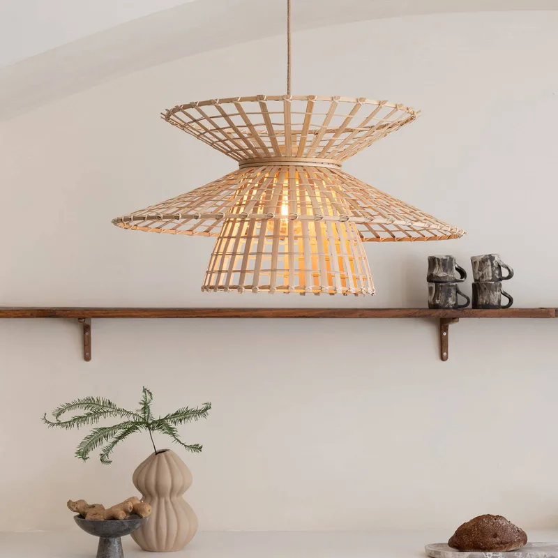 hanglamp Machu Picchu, naturel, Ø 57 cm, bamboe by GOOD&MOJO in Natuurlijk bamboe – product photo 3 of 5