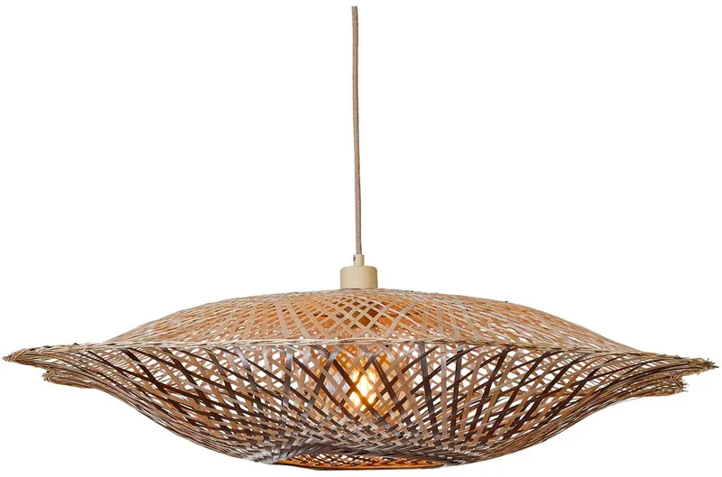 Hanglamp Madura - Naturel - Ø22cm - Bohemian - Hanglampen Eetkamer, Slaapkamer, Woonkamer fra GOOD&MOJO i Brun – produktbillede