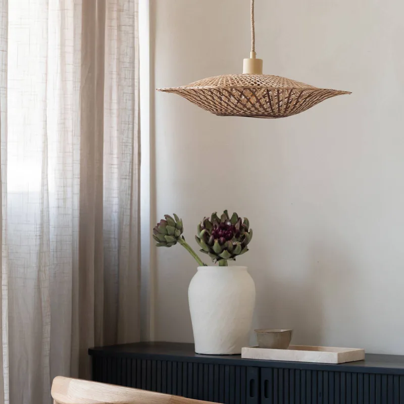 hanglamp Madura, Ø 44 cm, naturel/bruin, bamboe by GOOD&MOJO in Licht hout, Brown – product photo 3 of 5