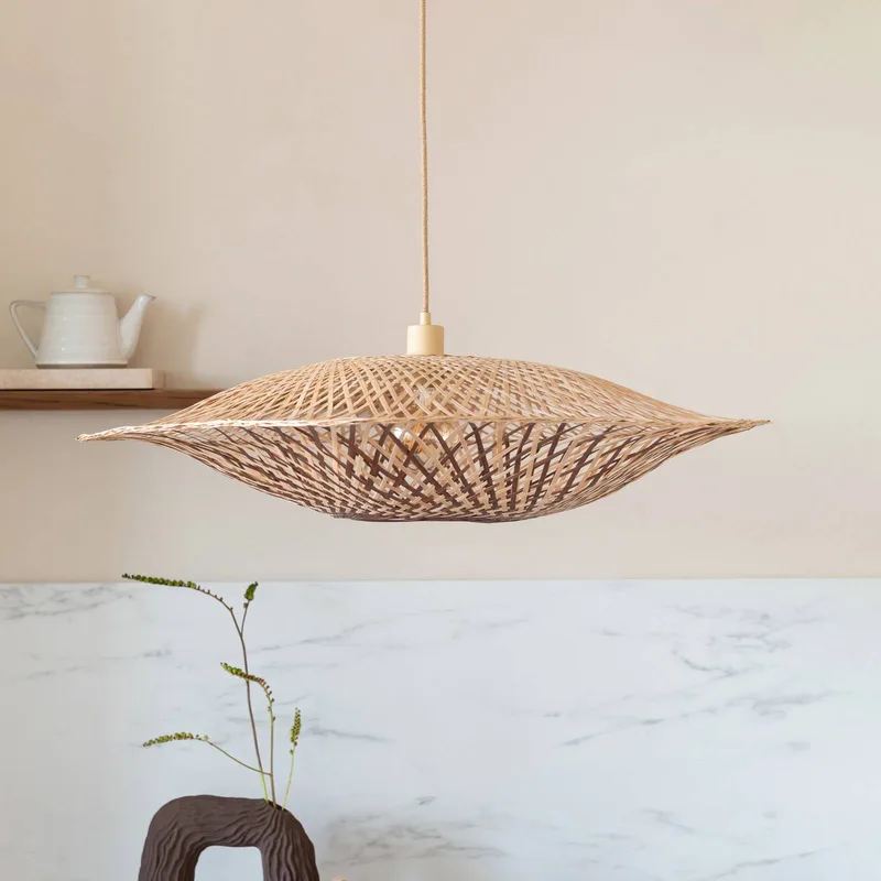 hanglamp Madura, Ø 60 cm, naturel/bruin, bamboe by GOOD&MOJO in Licht hout, Brown – product photo 2 of 5