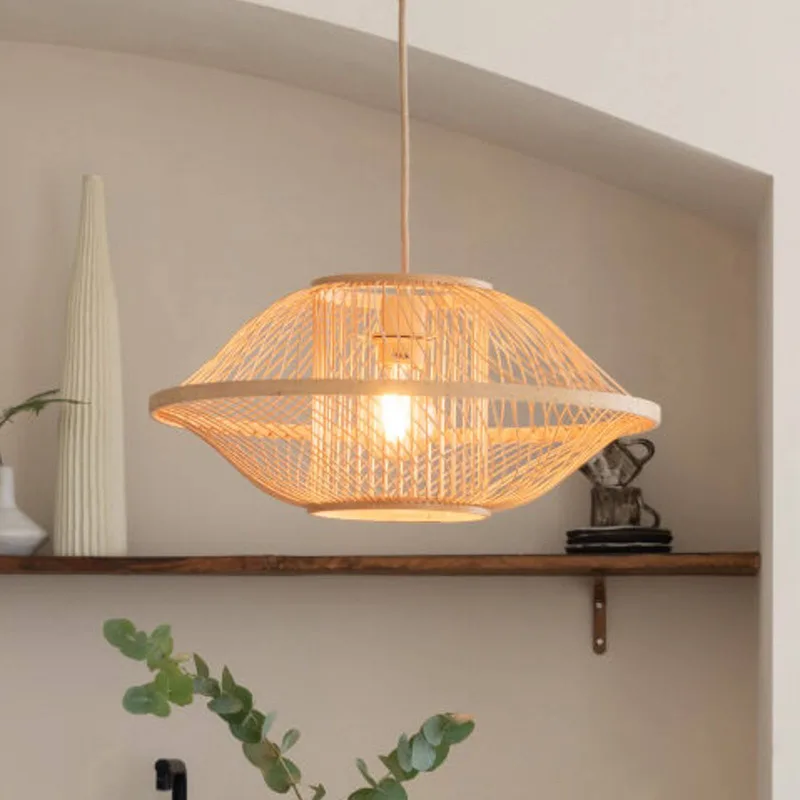 hanglamp Maui, naturel, Ø 50 cm, bamboe, E27 by GOOD&MOJO in Licht hout – product photo 1 of 5