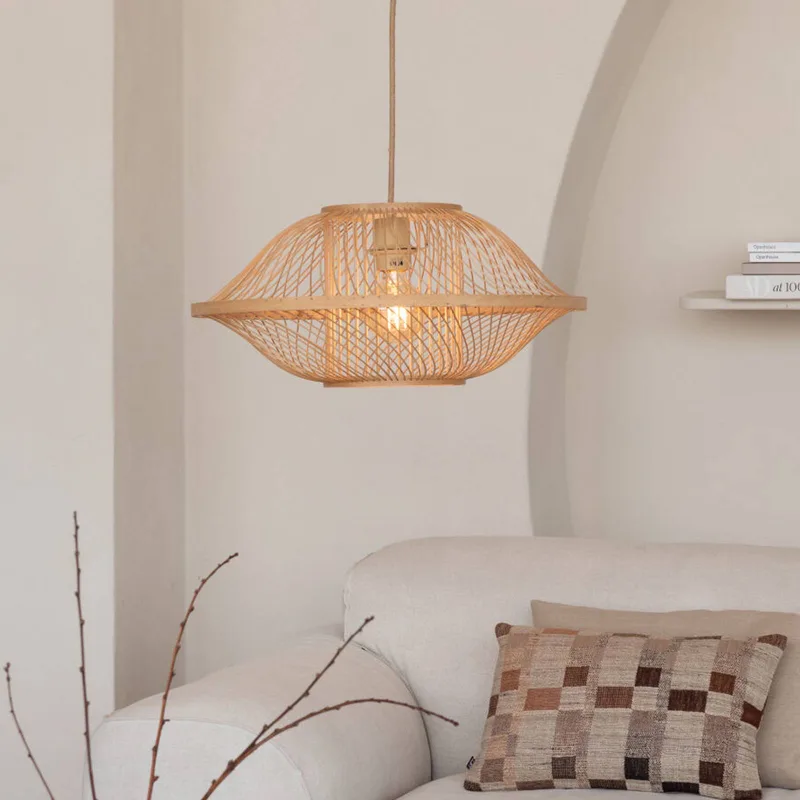 hanglamp Maui, naturel, Ø 50 cm, bamboe, E27 by GOOD&MOJO in Licht hout – product photo 3 of 5