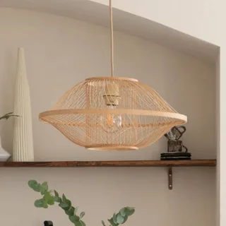 hanglamp Maui, naturel, Ø 50 cm, bamboe, E27 by GOOD&MOJO in Licht hout – product photo 2 of 5