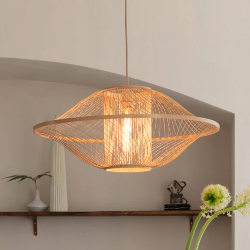 hanglamp Maui, naturel, Ø 70 cm, bamboe, E27 by GOOD&MOJO in Licht hout – product photo 1 of 5