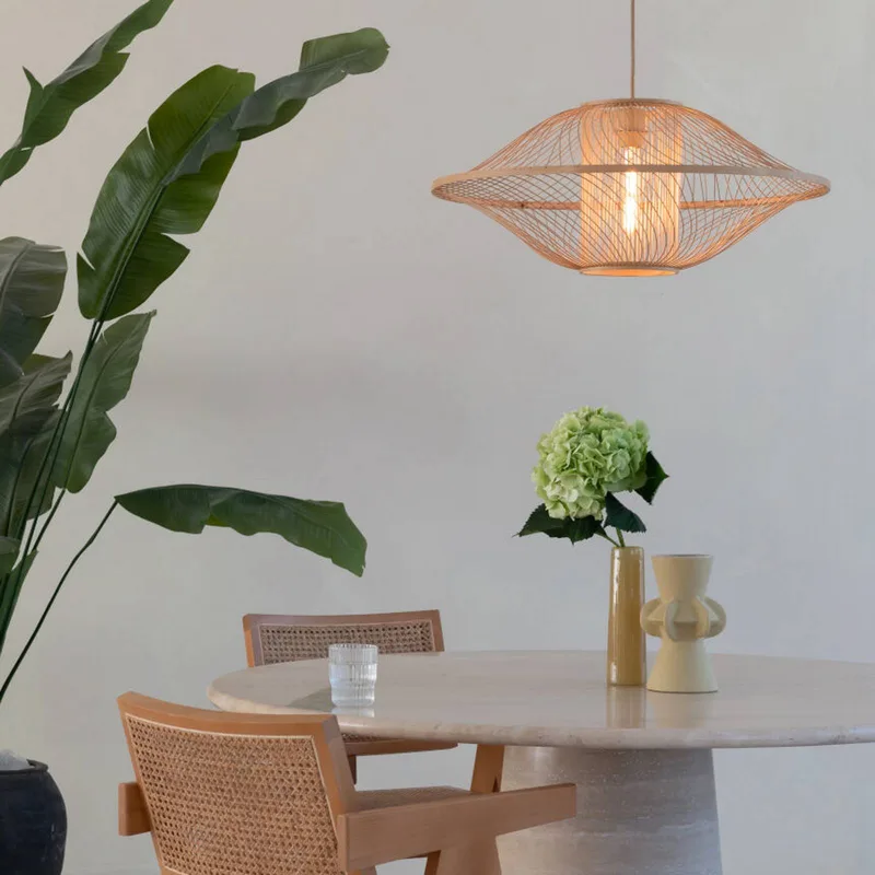 hanglamp Maui, naturel, Ø 70 cm, bamboe, E27 by GOOD&MOJO in Licht hout – product photo 3 of 5