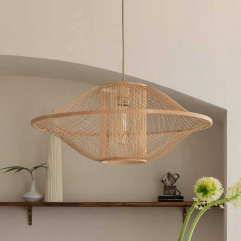 hanglamp Maui, naturel, Ø 70 cm, bamboe, E27 by GOOD&MOJO in Licht hout – product photo 2 of 5