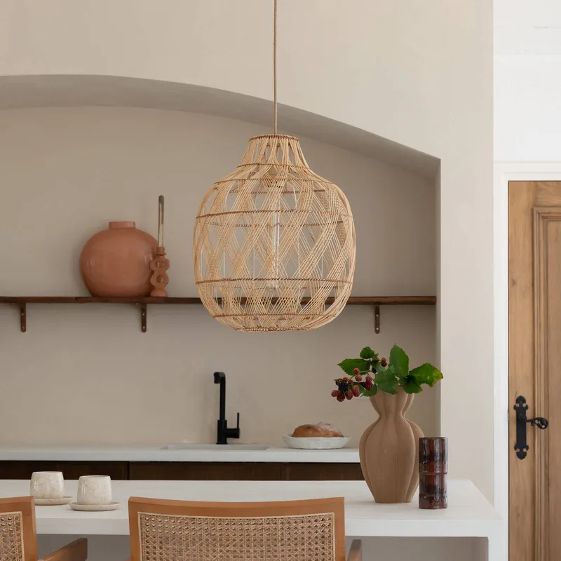 hanglamp Mendoza, naturel, 40 cm, bamboe, E27 by GOOD&MOJO in Natuurlijk bamboe – product photo 3 of 5