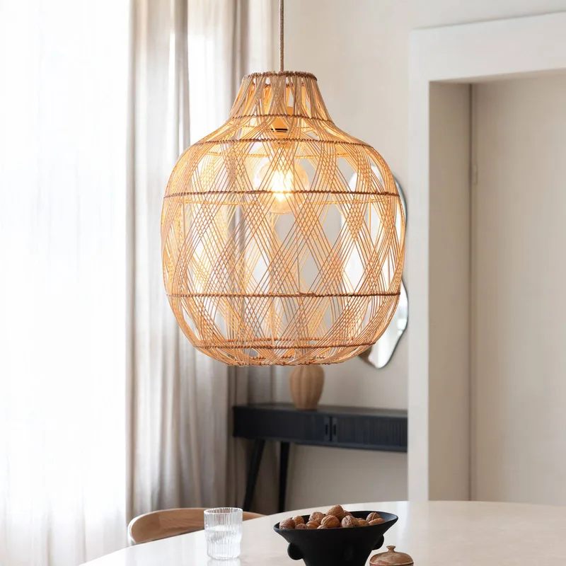 hanglamp Mendoza, naturel, 40 cm, bamboe, E27 by GOOD&MOJO in Natuurlijk bamboe – product photo 2 of 5