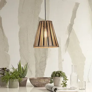 hanglamp Merapi, naturel/zwart, 30 cm, E27 by GOOD&MOJO in Natural, Black – product photo 2 of 5