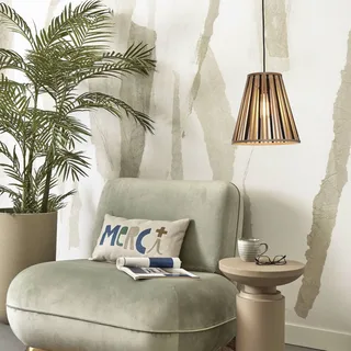 hanglamp Merapi, naturel/zwart, 30 cm, E27 by GOOD&MOJO in Natural, Black – product photo 3 of 5