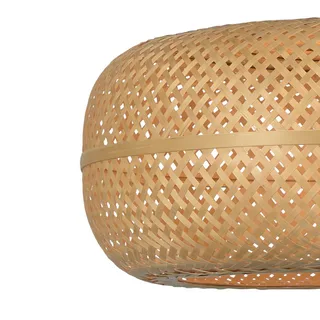 hanglamp Palawan, asymmetrisch, naturel, Ø 60 cm by GOOD&MOJO in Natural, Nikkel – product photo 2 of 5