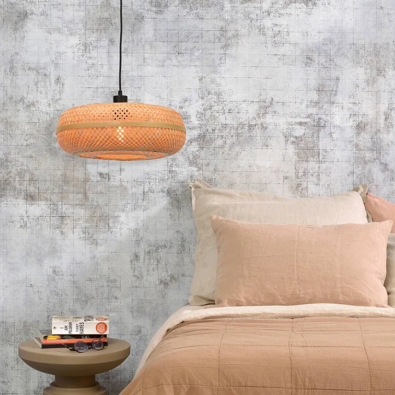 hanglamp Palawan, naturel, Ø 40 cm, bamboe, E27 by GOOD&MOJO in Natural – product photo 3 of 5