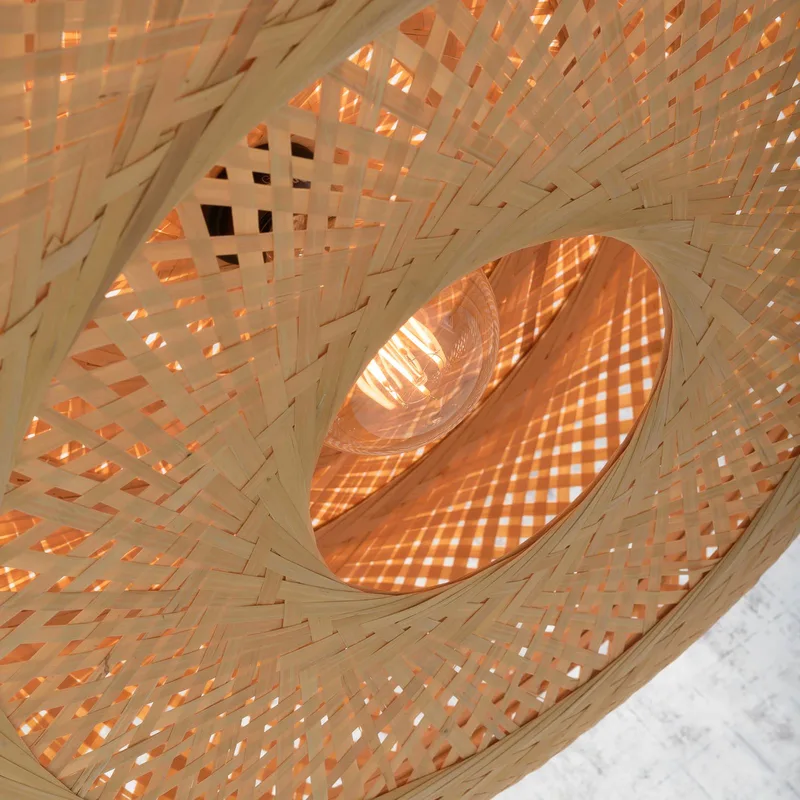 hanglamp Palawan, naturel, Ø 60 cm, bamboe, E27 by GOOD&MOJO in Natural – product photo 4 of 5