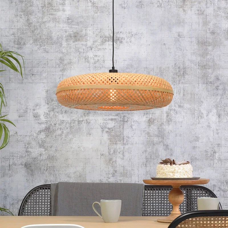 hanglamp Palawan, naturel, Ø 60 cm, bamboe, E27 by GOOD&MOJO in Natural – product photo 1 of 5