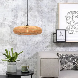 hanglamp Palawan, naturel, Ø 60 cm, bamboe, E27 by GOOD&MOJO in Natural – product photo 3 of 5