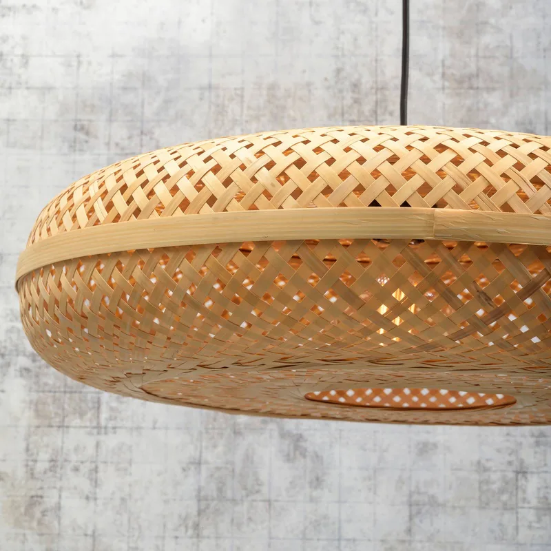 hanglamp Palawan, naturel, Ø 60 cm, bamboe, E27 by GOOD&MOJO in Natural – product photo 5 of 5