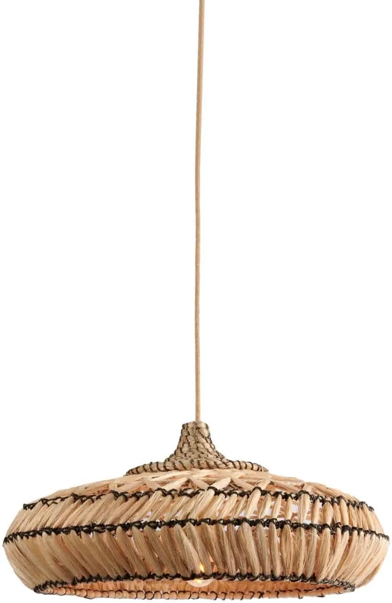 Hanglamp Rinjani - Bruin - Ø50x250cm - Modern - Hanglampen Eetkamer, Slaapkamer, Woonkamer från GOOD&MOJO i Natur – produktbild