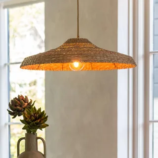 hanglamp Santorini, Ø 60 cm, naturel, zeegras, E27 by GOOD&MOJO in Natural – product photo 1 of 4