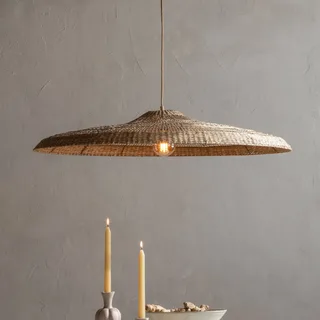 hanglamp Santorini, Ø75 cm, naturel, zeegras, E27 by GOOD&MOJO in Natural – product photo 2 of 4