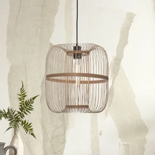 Hokkaido hanglamp, hoogte 38 cm, naturel by GOOD&MOJO in Natural – product photo 1 of 5