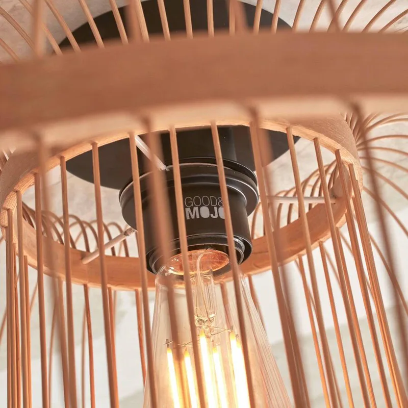 Hokkaido plafondlamp, Ø 38 cm, naturel by GOOD&MOJO in Natural – product photo 4 of 5