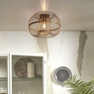 Hokkaido plafondlamp, Ø 38 cm, naturel by GOOD&MOJO in Natural – product photo 2 of 5