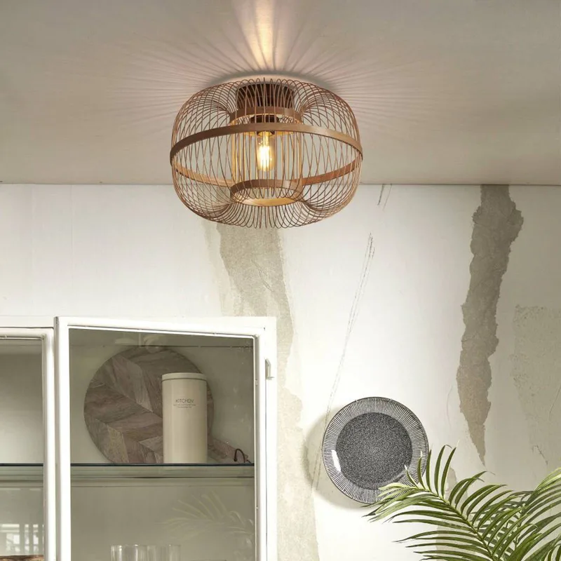 Hokkaido plafondlamp, Ø 38 cm, naturel by GOOD&MOJO in Natural – product photo 2 of 5