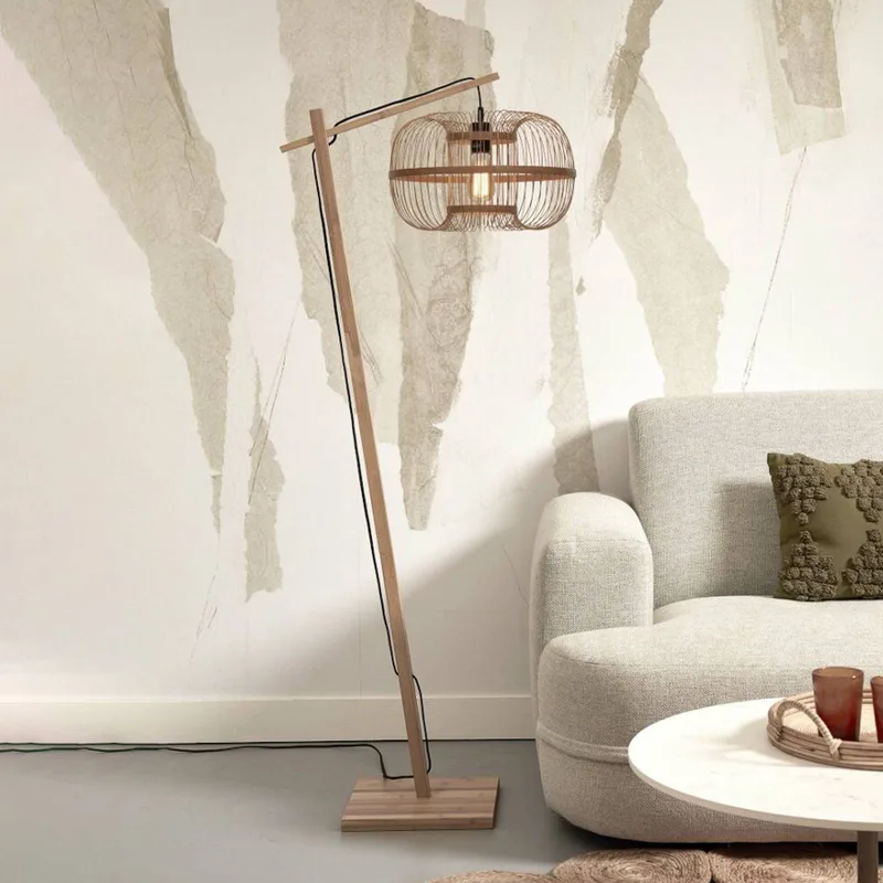 Hokkaido vloerlamp, 150 cm, naturel van GOOD&MOJO in Naturel – productfoto 1 van 5