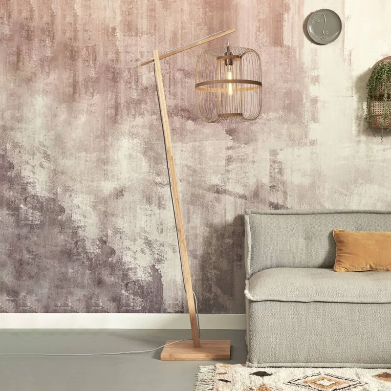 Hokkaido vloerlamp, 176 cm, naturel von GOOD&MOJO in Natur – Produktfoto 2 von 5