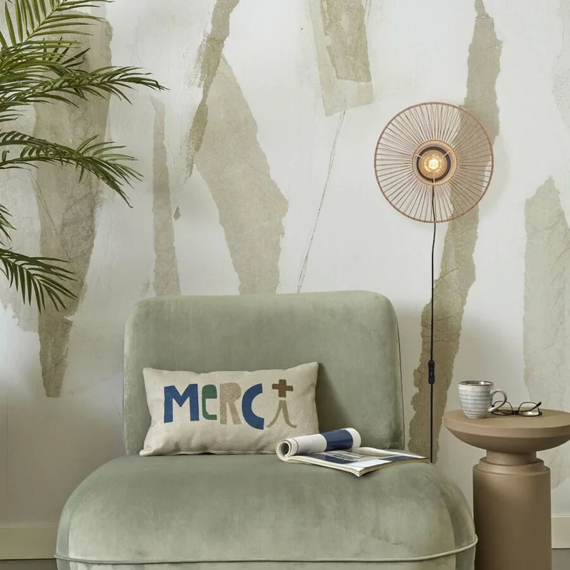 Hokkaido wandlamp van bamboe, naturel van GOOD&MOJO in Naturel – productfoto 3 van 5