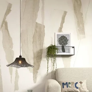 Ibiza hanglamp Ø 50 cm van GOOD&MOJO in Zwart – productfoto 2 van 5