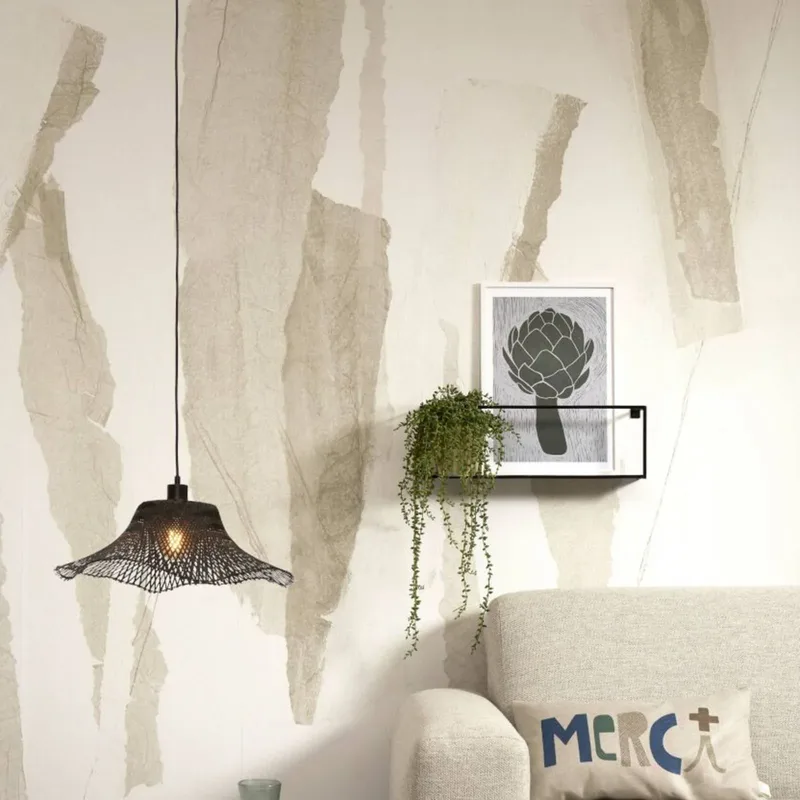 Ibiza hanglamp Ø 50 cm van GOOD&MOJO in Zwart – productfoto 2 van 5